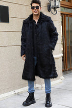 Load image into Gallery viewer, Kino – lange fell-winterjacke für herren