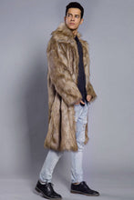 Load image into Gallery viewer, Kino – lange fell-winterjacke für herren