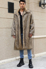 Load image into Gallery viewer, Kino – lange fell-winterjacke für herren