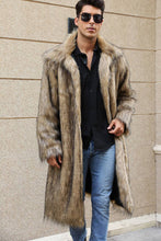 Load image into Gallery viewer, Kino – lange fell-winterjacke für herren