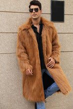 Load image into Gallery viewer, Kino – lange fell-winterjacke für herren