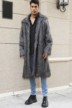 Load image into Gallery viewer, Kino – lange fell-winterjacke für herren