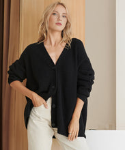 Load image into Gallery viewer, Merly - Kaschmir Cocoon Strickjacke