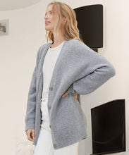 Load image into Gallery viewer, Merly - Kaschmir Cocoon Strickjacke