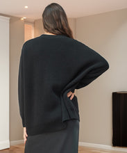 Load image into Gallery viewer, Merly - Kaschmir Cocoon Strickjacke