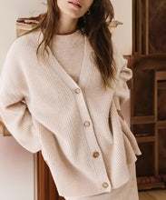 Load image into Gallery viewer, Merly - Kaschmir Cocoon Strickjacke