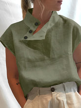 Load image into Gallery viewer, Carmela - Elegante Baumwoll-Leinen-Bluse