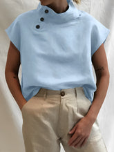 Load image into Gallery viewer, Carmela - Elegante Baumwoll-Leinen-Bluse