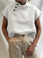 Load image into Gallery viewer, Carmela - Elegante Baumwoll-Leinen-Bluse
