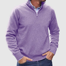 Load image into Gallery viewer, Philip - Kaschmir-Pullover für Männer mit Reißverschluss