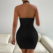 Load image into Gallery viewer, Angelina - Standkragen Ärmelloses Hüft-Wickelkleid