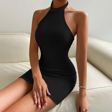 Load image into Gallery viewer, Angelina - Standkragen Ärmelloses Hüft-Wickelkleid