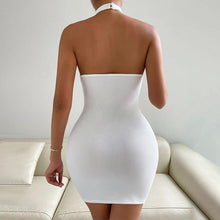 Load image into Gallery viewer, Angelina - Standkragen Ärmelloses Hüft-Wickelkleid