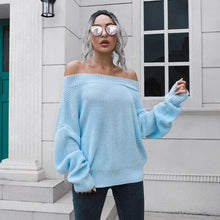 Load image into Gallery viewer, Jamie - Off-Shoulder-Strickpullover