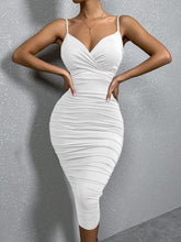 Load image into Gallery viewer, Ivy - Langes schmales Trägerkleid mit Halter