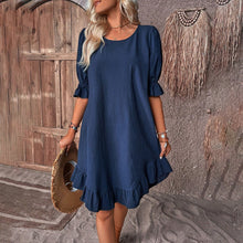 Load image into Gallery viewer, Giuliana - Elegante Jurk met Pofmouwen