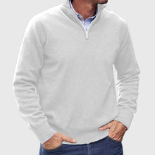 Load image into Gallery viewer, Philip - Kaschmir-Pullover für Männer mit Reißverschluss