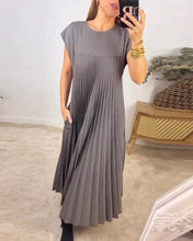 Load image into Gallery viewer, Carmela - Ärmelloses plissiertes Kleid
