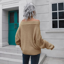 Load image into Gallery viewer, Jamie - Off-Shoulder-Strickpullover