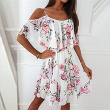 Load image into Gallery viewer, Levie - Elegantes Floral Kleid mit Spaghettiträgern