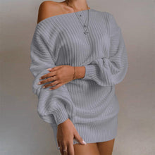 Load image into Gallery viewer, Zyra - Modisches gestricktes minikleid