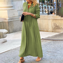 Load image into Gallery viewer, Brinja - Bequemes, locker sitzendes Maxikleid