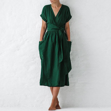Load image into Gallery viewer, Gwen - Elegante V-Hals Jurk
