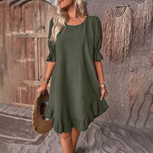 Load image into Gallery viewer, Giuliana - Elegante Jurk met Pofmouwen
