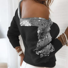 Load image into Gallery viewer, Elisa - Schimmernder Strickpullover