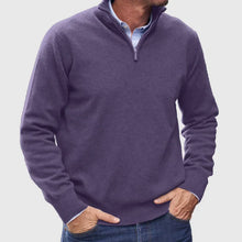 Load image into Gallery viewer, Philip - Kaschmir-Pullover für Männer mit Reißverschluss