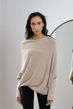 Load image into Gallery viewer, Roza - Asymmetrischer Cloud Drapierter Pullover