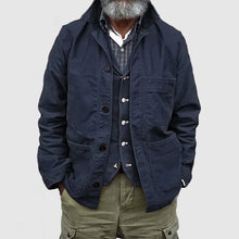 Load image into Gallery viewer, Lito - Herrenjacke aus Baumwolle im Vintage-Stil