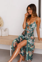 Load image into Gallery viewer, Gretchen - Blumen-Schlitzkleid
