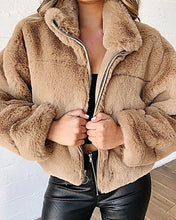 Load image into Gallery viewer, Angelina - Teddyfell Bomberjacke