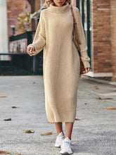 Load image into Gallery viewer, Imma - Langes Freizeit-Strickkleid