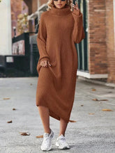 Load image into Gallery viewer, Imma - Langes Freizeit-Strickkleid
