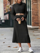 Load image into Gallery viewer, Imma - Langes Freizeit-Strickkleid