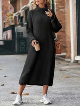Load image into Gallery viewer, Imma - Langes Freizeit-Strickkleid