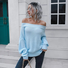 Load image into Gallery viewer, Jamie - Off-Shoulder-Strickpullover