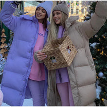 Load image into Gallery viewer, Farah – lange wattierte winterjacke