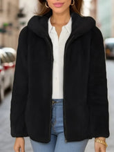 Load image into Gallery viewer, Rosalba - Flauschige Faux-Fur Jacke