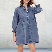 Load image into Gallery viewer, Hannelore - Denim Sommekleid