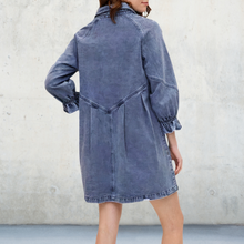 Load image into Gallery viewer, Hannelore - Denim Sommekleid