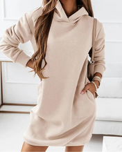 Load image into Gallery viewer, Mariza - Kleid mit Kapuze