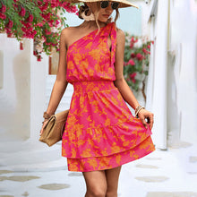 Load image into Gallery viewer, Marizza - Ein-schulter-minikleid