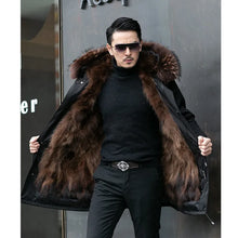 Load image into Gallery viewer, Nilo – pelzgefütterte winterjacke für herren