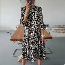 Load image into Gallery viewer, Sofie - Zomerjurk met panterprint