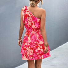 Load image into Gallery viewer, Marizza - Ein-schulter-minikleid