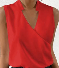 Load image into Gallery viewer, Alicia - Elegantes ärmelloses einfarbiges Top