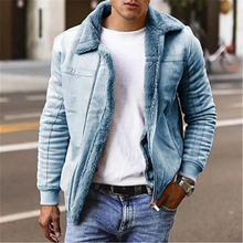 Load image into Gallery viewer, Gino - Wärmender Herren-Fliegerjacke mit Kunstfellkragen